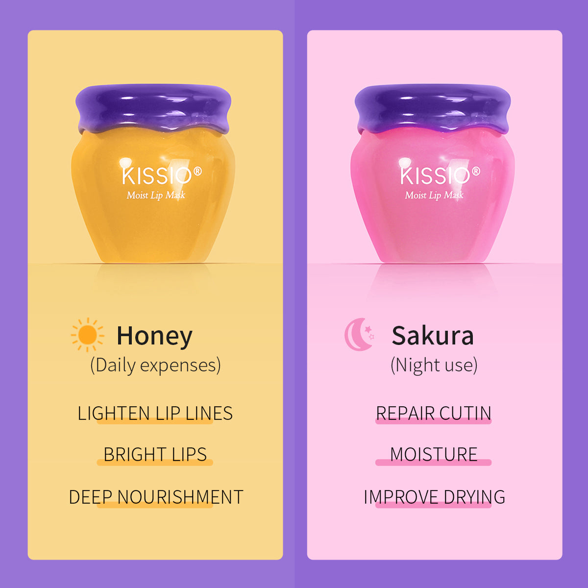 KISSIO Lip Mask Set