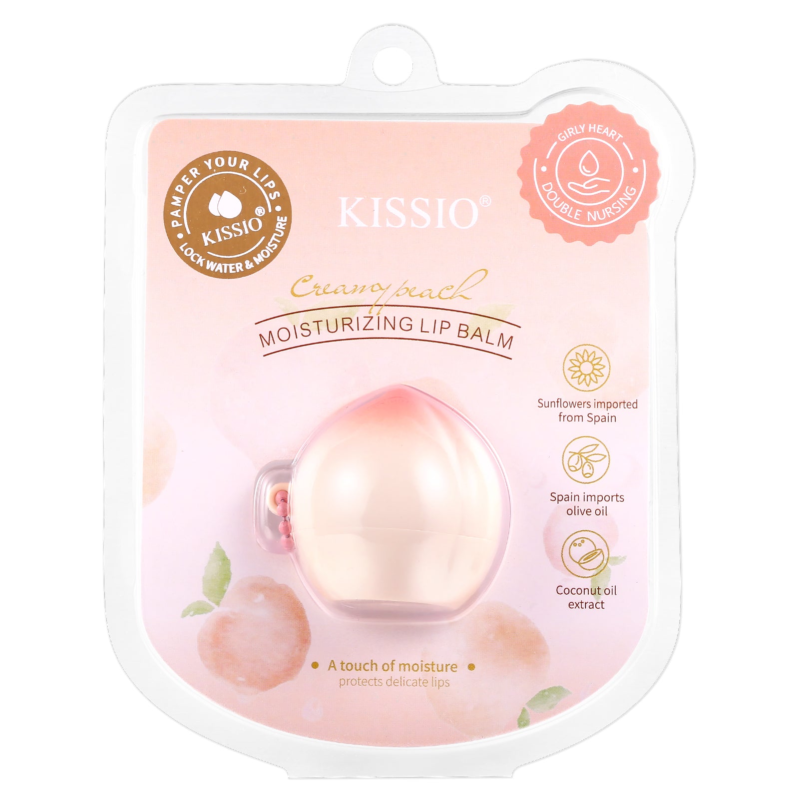 KISSIO Lip Balm (Peach)