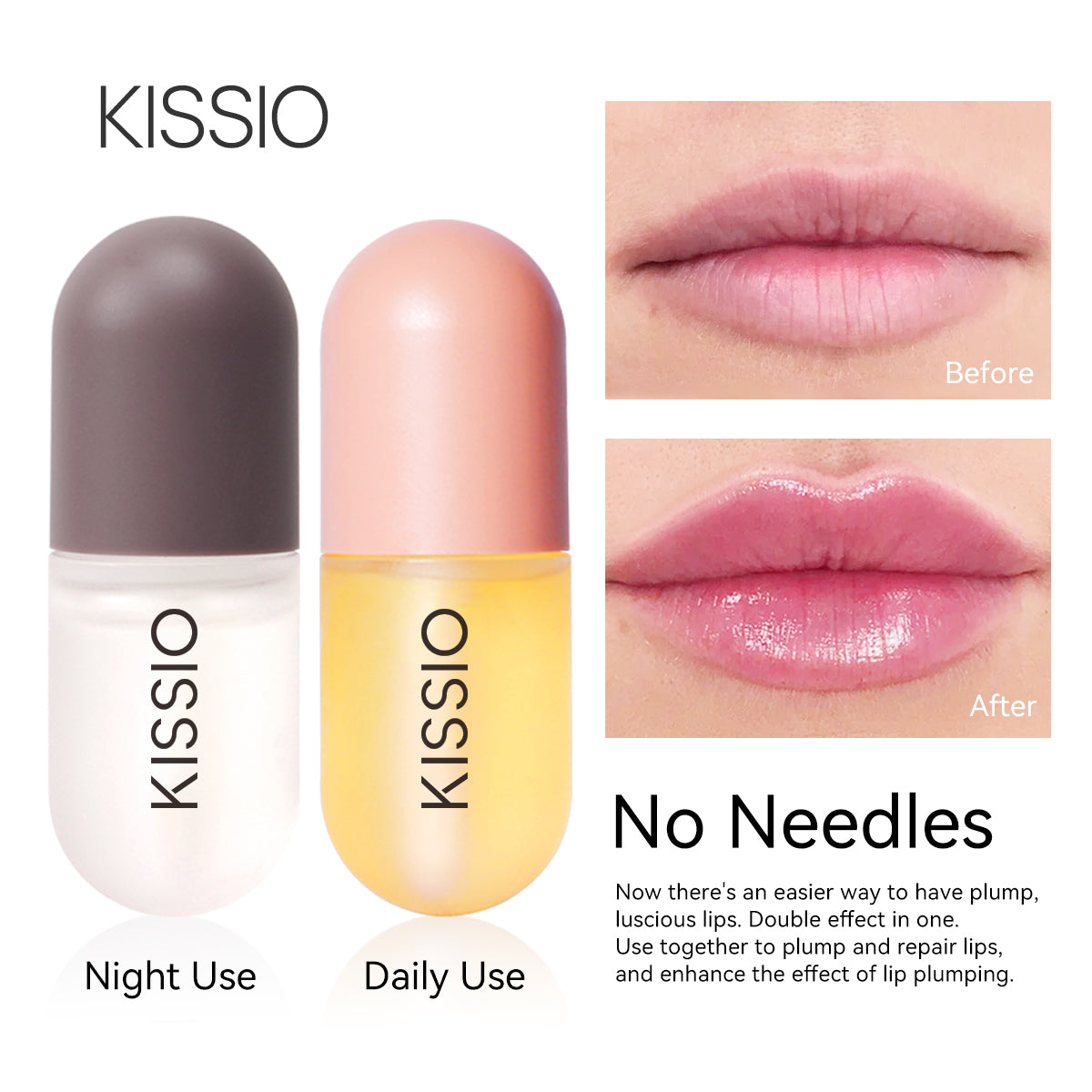 KISSIO Lip Plumper Set(2PCS)