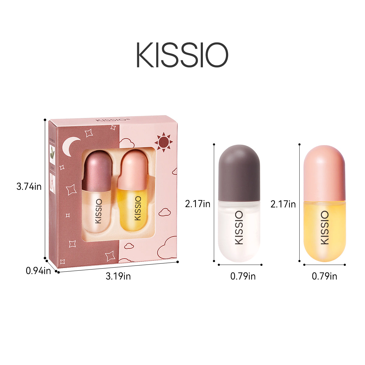KISSIO Lip Plumper Set(2PCS)