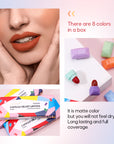 KISSIO Mini Lipstick Set(8 PCS)