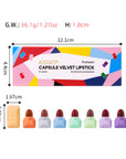 KISSIO Mini Lipstick Set(8 PCS)