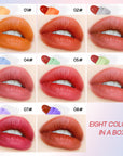 KISSIO Mini Lipstick Set(8 PCS)