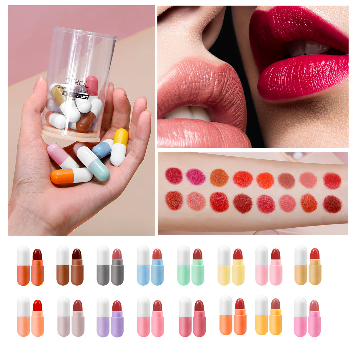 KISSIO Mini Lipstick Set(16 PCS)
