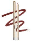 KISSIO Lip Liner,Creamy Lip Pencil,Long Lasting Lip Liner with Sharpener,Matte Finish,Smooth and Soft,Non Dry,Easy to Use,Cruelty free,0.02 oz,06 Fall into
