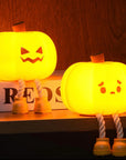 Halloween Pumpkin Night Light,Mini LED Pumpkin Lamp