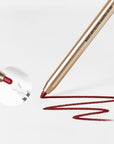 KISSIO Lip Liner,Creamy Lip Pencil,Long Lasting Lip Liner with Sharpener,Matte Finish,Smooth and Soft,Non Dry,Easy to Use,Cruelty free,0.02 oz,06 Fall into
