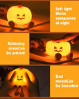 Halloween Pumpkin Night Light,Mini LED Pumpkin Lamp