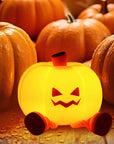 Halloween Pumpkin Night Light,Mini LED Pumpkin Lamp