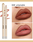 KISSIO Lip Liner,Creamy Lip Pencil,Long Lasting Lip Liner with Sharpener,Matte Finish,Smooth and Soft,Non Dry,Easy to Use,Cruelty free,0.02 oz,06 Fall into